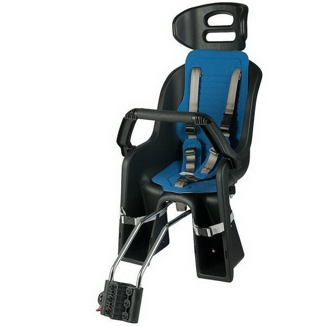 Cедло (детское кресло), крепление на подседельную трубу на металлических дугах, Sunnywheel, SW-BC-137, 25кг, чёрное   г