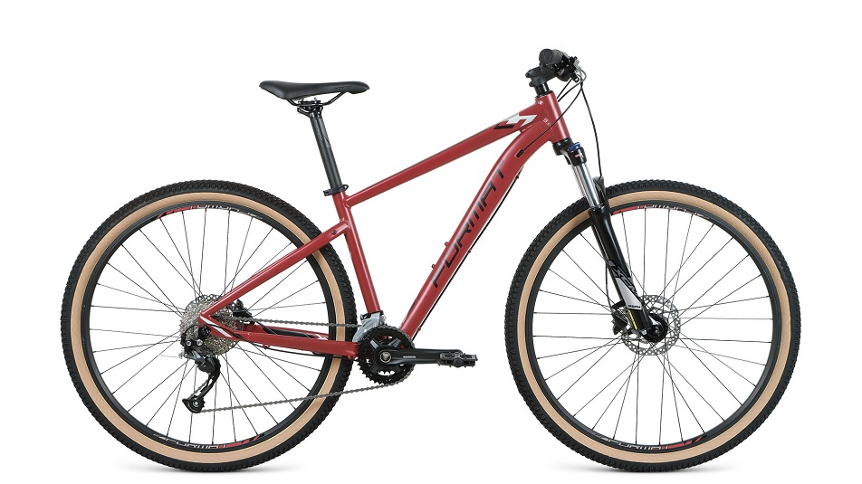 Велосипед 27.5" Format 1412 (L"), тёмно-красный, сезон 20-21г.