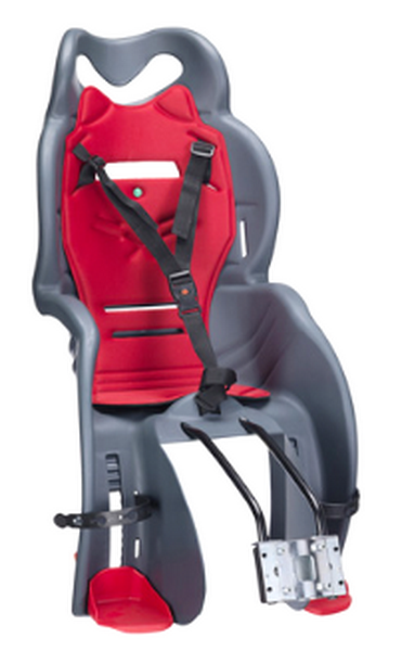 Cедло (детское кресло), крепление на подседельную трубу на металлических дугах, Vinca Sport, HTP 930, 22кг, серое   v