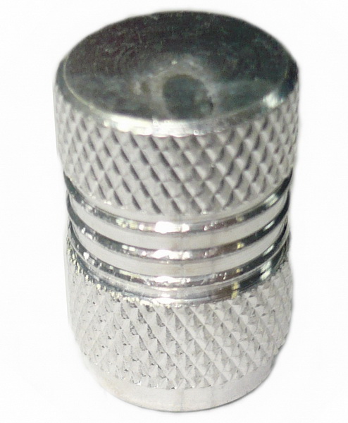 Колпачок (декоративный) A/V AL DM-KWX12, бочонок серебристый   ч,п      +
